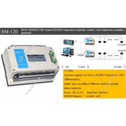 RS485 MODBUS 1000 channel DS18B20 temperature acquisition module water temperature acquisition instrument